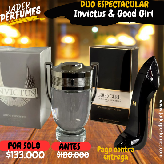 ✨ DUO ESPECTACULAR — Invictus & Good Girl ✨